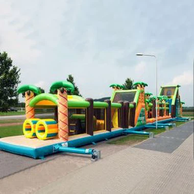 Obstacle d'intérieur de maison gonflable de rebond